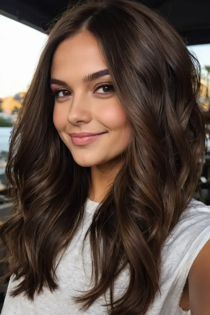 Espresso Brunette with Light Auburn Hues