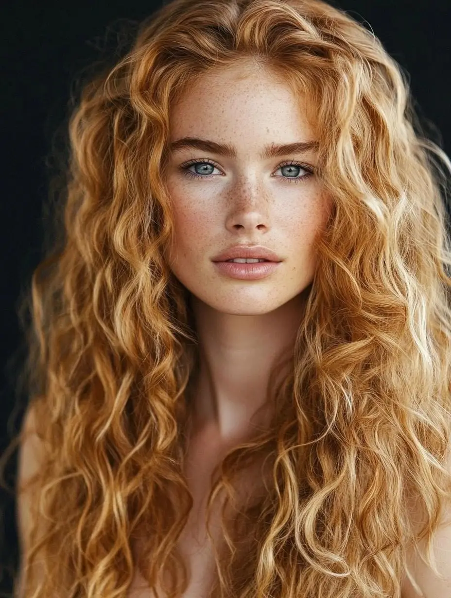 Soft Spiral Curls with Chestnut Undertones