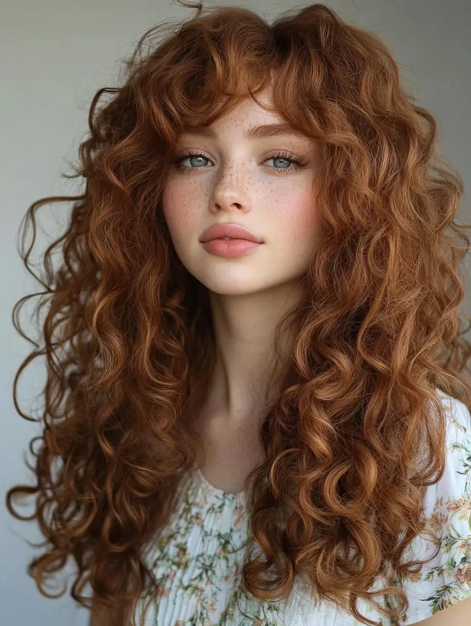 Voluminous Layers with Caramel Balayage