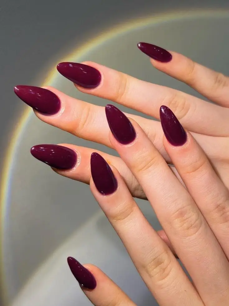 Galaxy Glitter Valentine’s Nails with Subtle Hearts