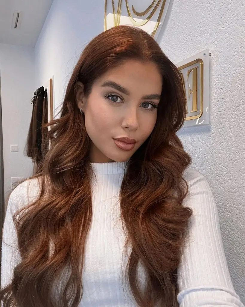 Espresso Brown Hair with Champagne Blonde Ombre