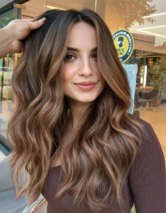 Sable Brown Hair with Golden Babylights