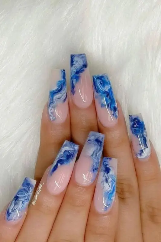 Elegant French Tips with a Twist