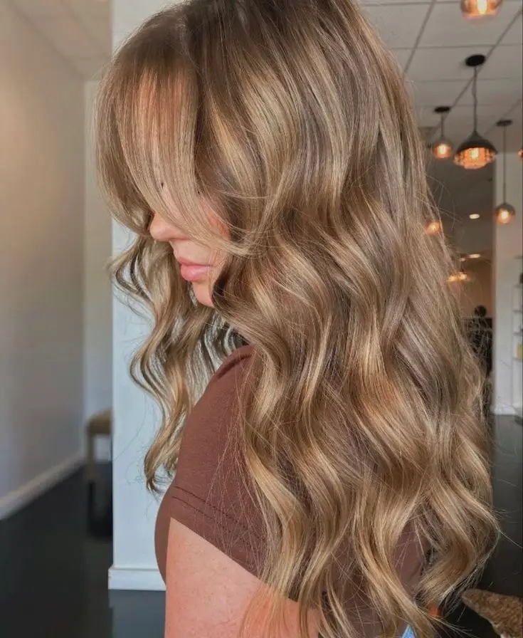Voluminous Brunette Ponytail with Gentle Waves