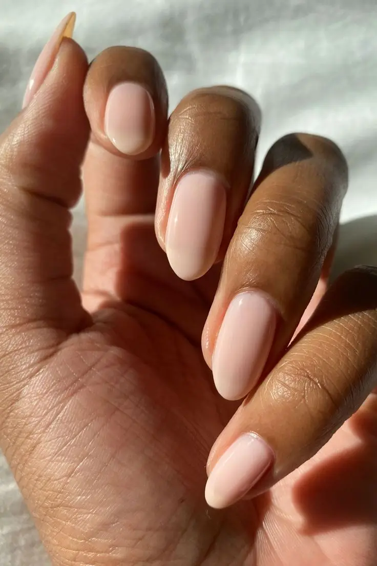 Matte chocolate nails with luxurious undertones