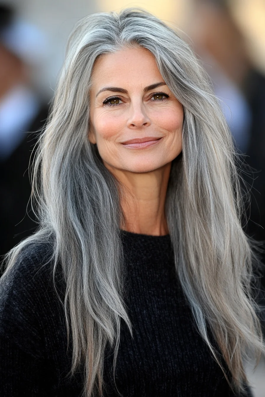 Silver Streaks with Sleek Layers