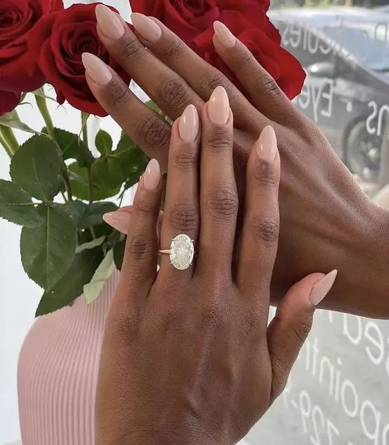 Rich black nails with a high-gloss finish