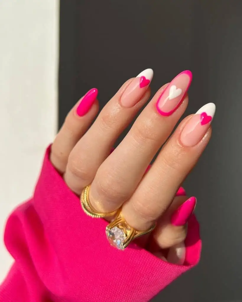 Fun Valentine’s Nails with Galentine’s Day Twist
