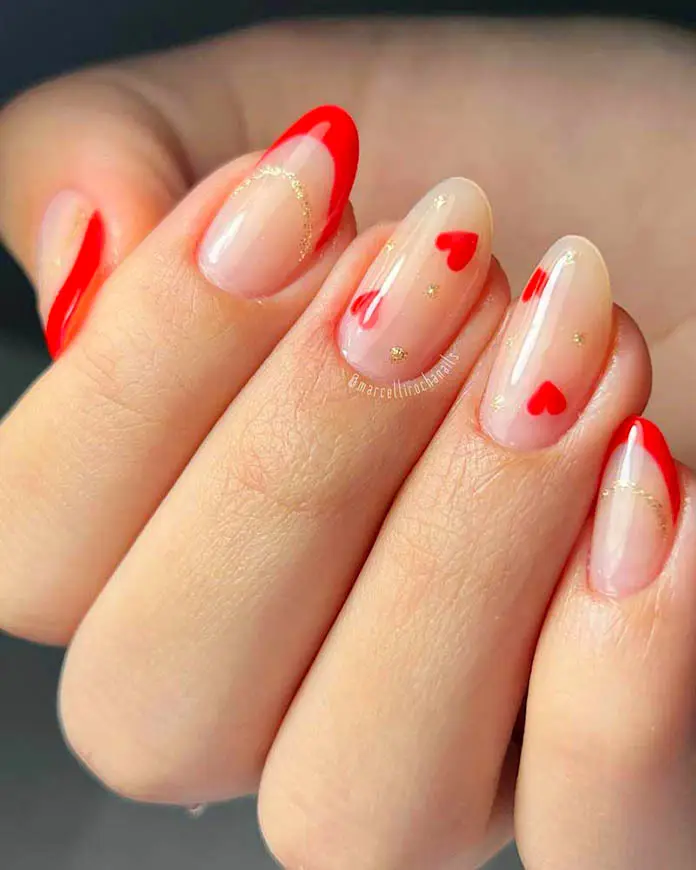 Pink Ombre with White Petal Details