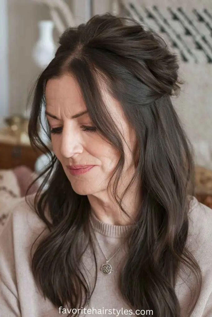 Half-Up Half-Down Hairstyle