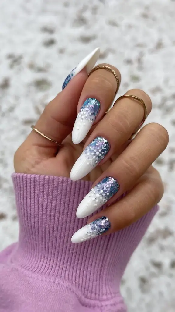 Dusty Rose Gel Nails with 3D Floral Detailing