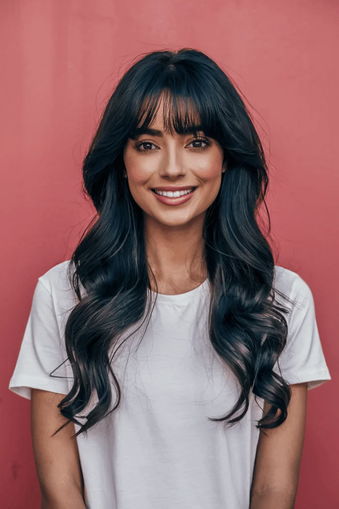 Layered Haircuts with Curtain Bangs