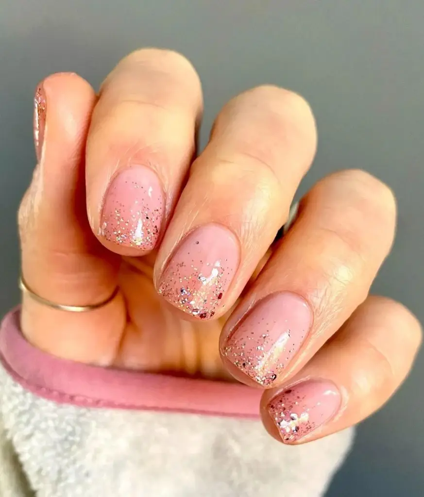 Modern Pink Valentine’s Nails
