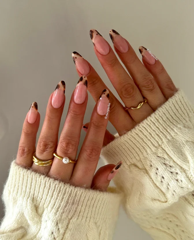 Painterly Floral Nail Art