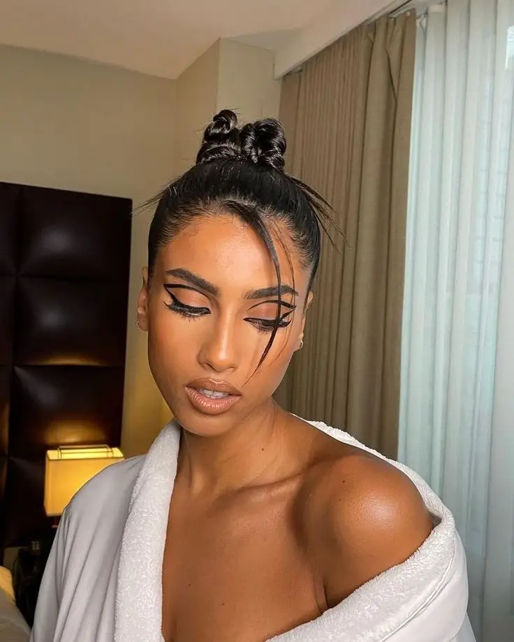 Sleek Chignon Hairstyle