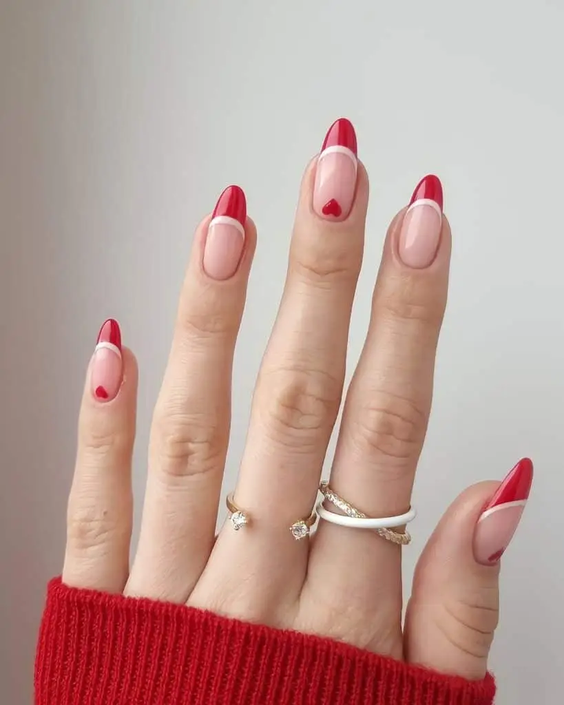 Blush Pink Almond Nails with Subtle Glitter