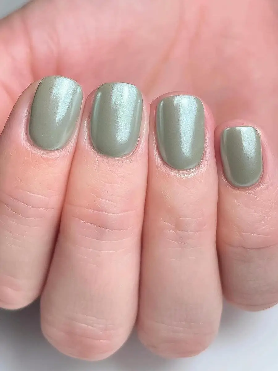 Chic Micro French Tip Spring Nails