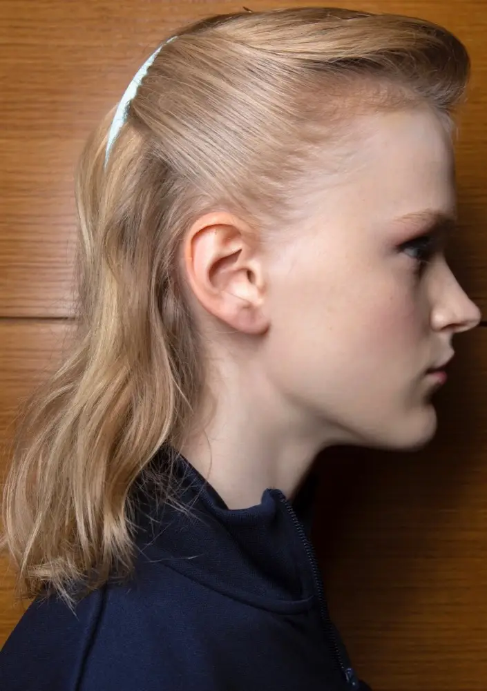 Sleek High Ponytail for Valentine’s Day