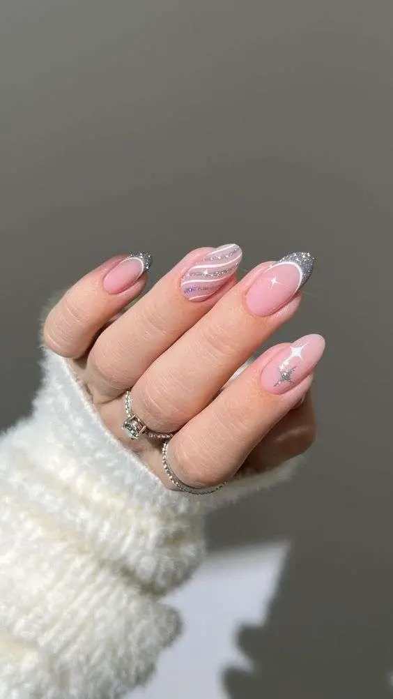 Ethereal Winter Enchantment Nails
