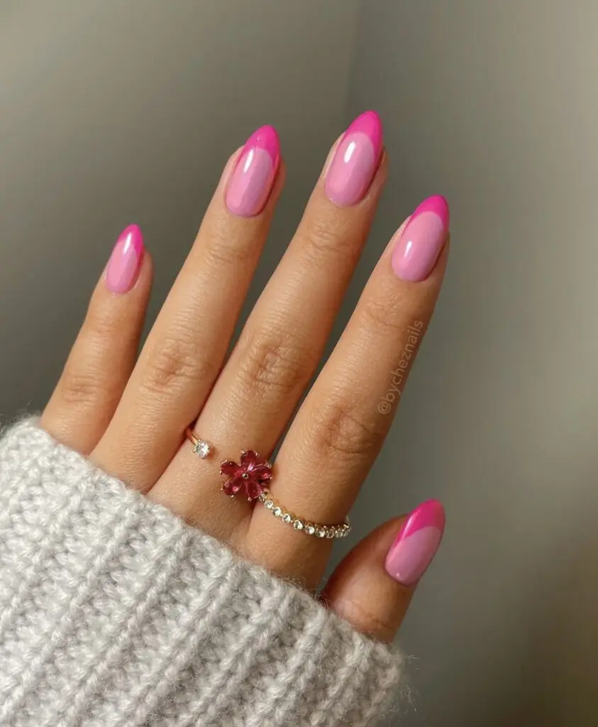 Barbie Nails with Bold Rhinestone Embellishments