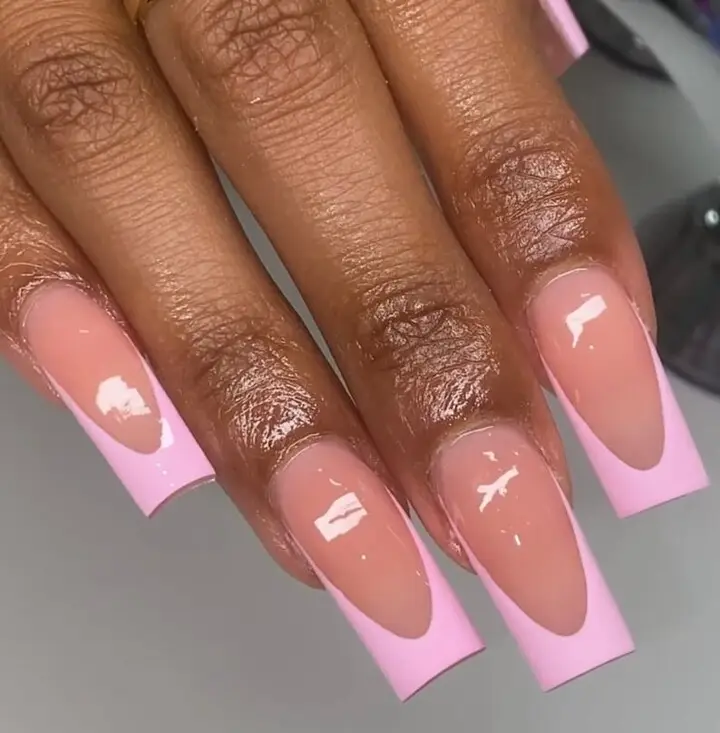 Bubblegum Pink French Tips