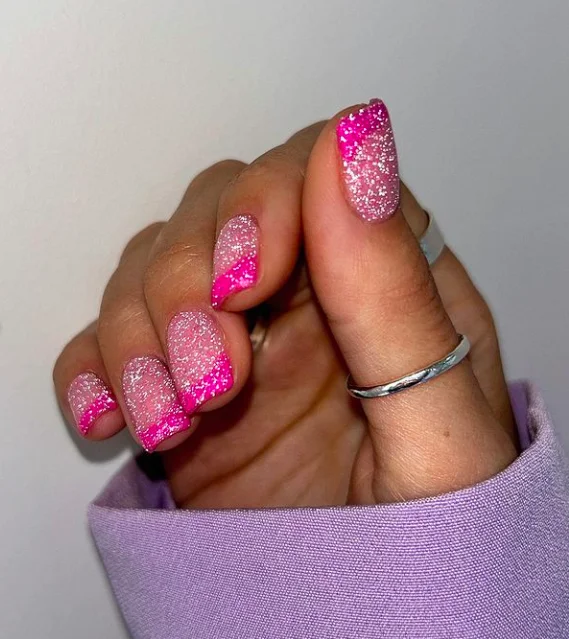 Classy Nude Valentine's Day Nails