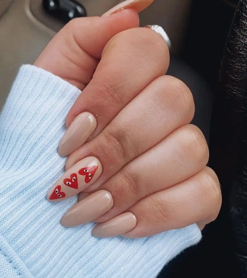 Festive Red and Glitter Highlights