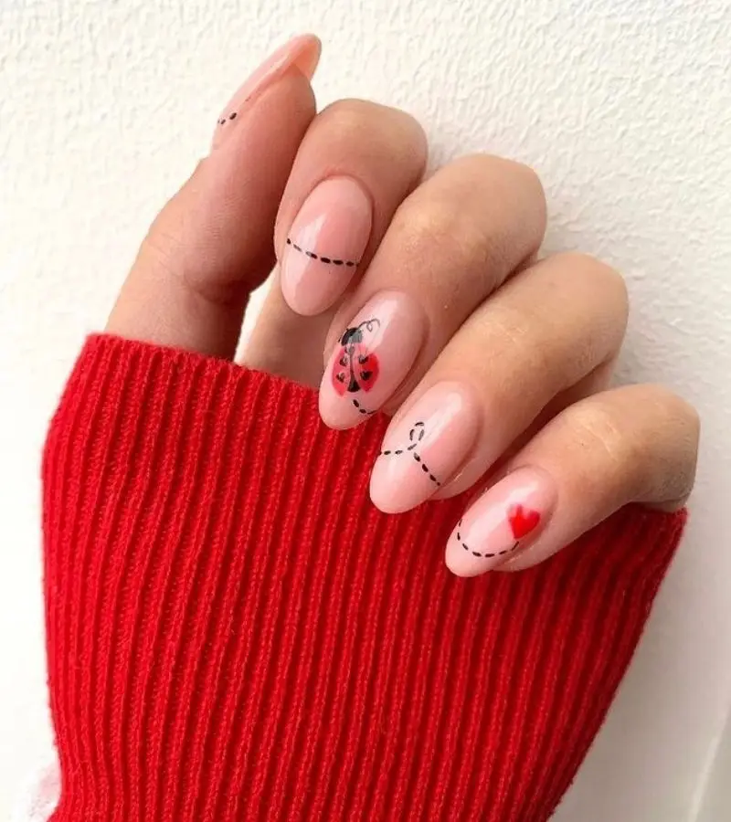Playful Pastel Dots and Hearts