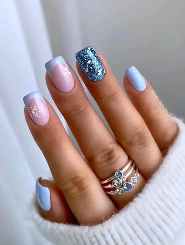 Frosted Winter Blue