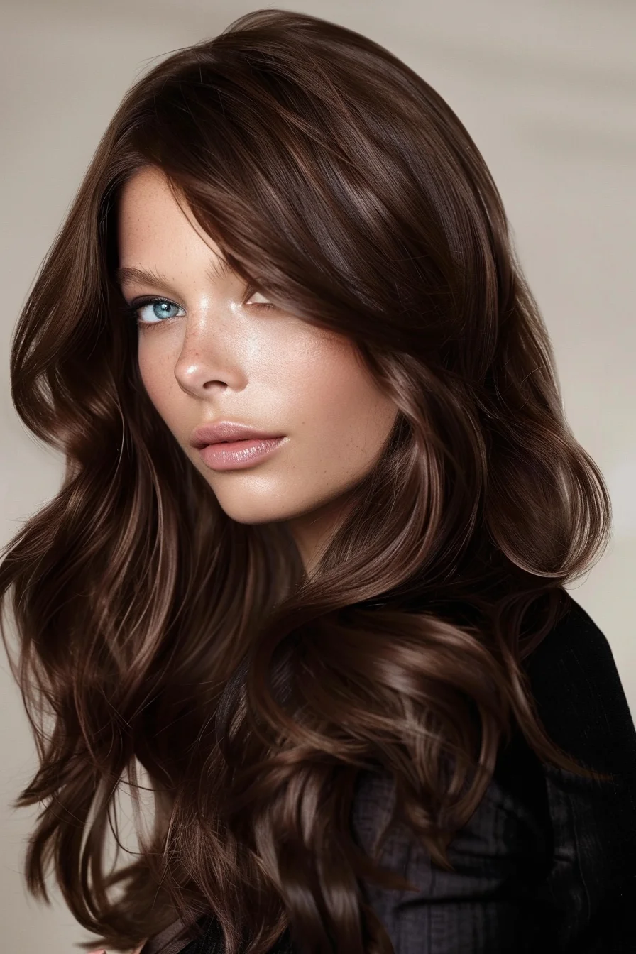 Rich Chocolate Brunette Hair