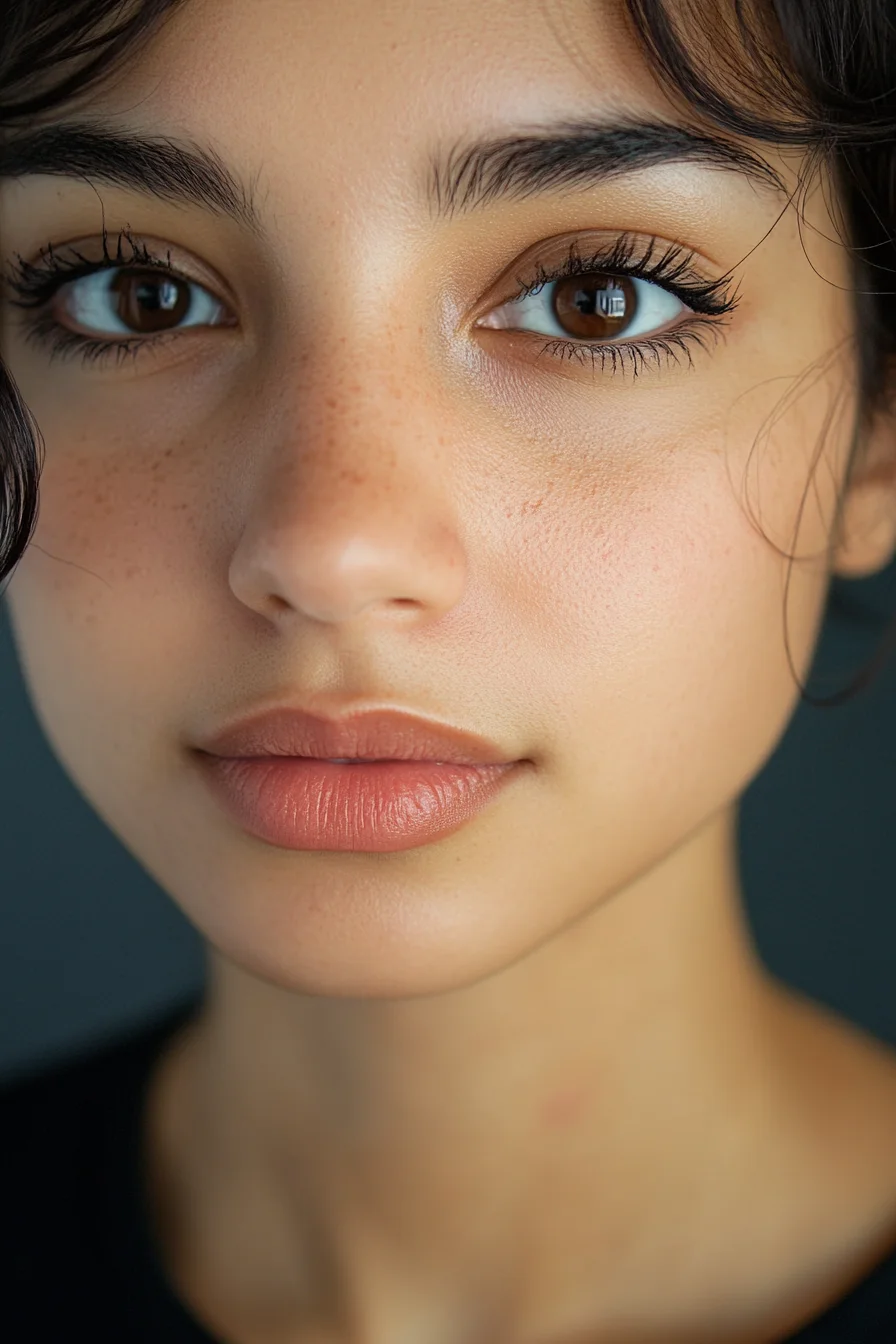 Woman with brown eyes wearing Urban Decay Naked Palette makeup