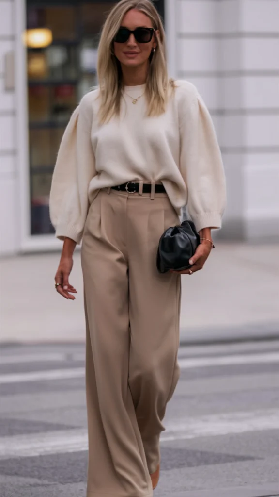 Casual winter outfit with plaid coat and jeans