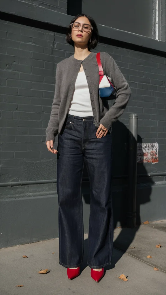 Streetwear Edge with Greens and Neutrals