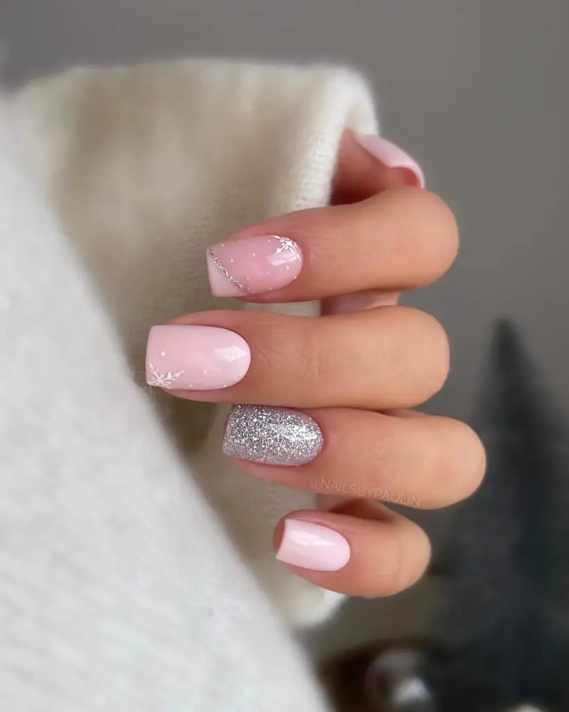 Pink & Silver Glitter Radiance