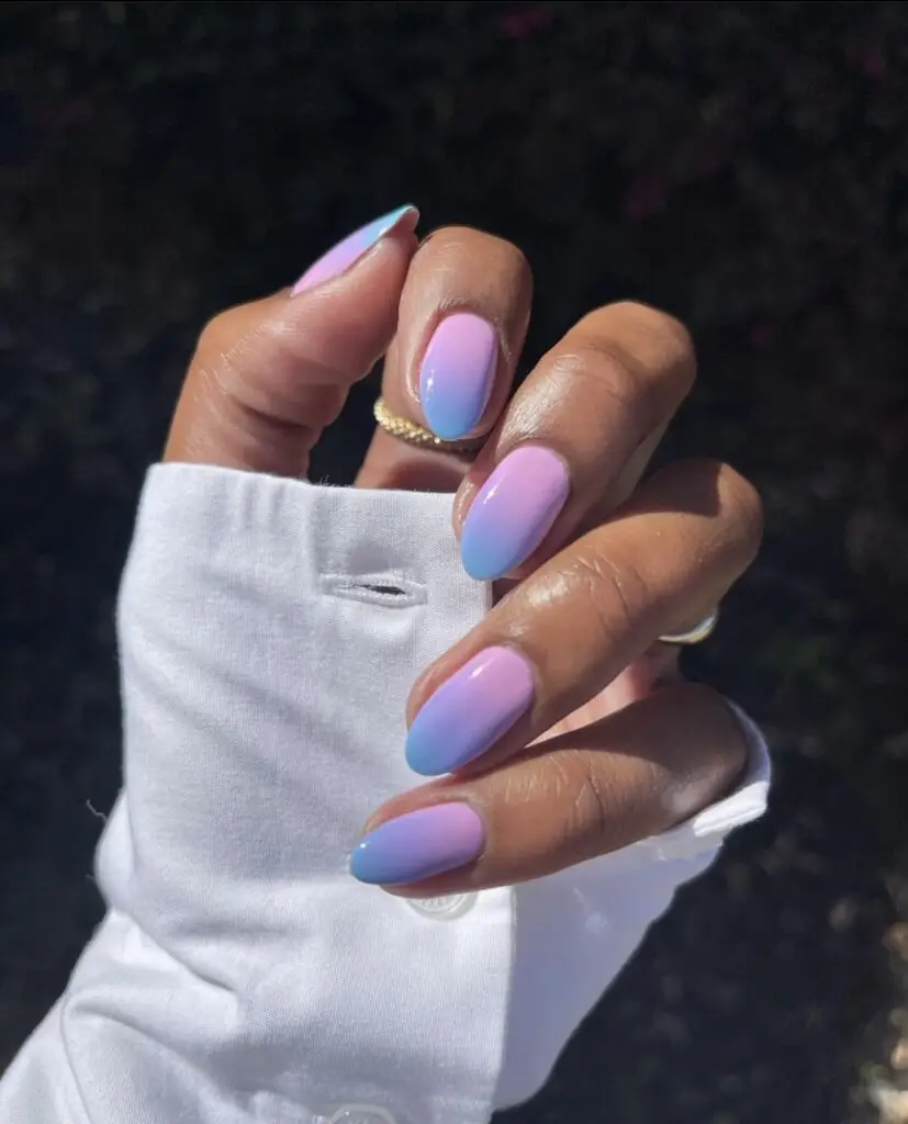 Lush Greenery Accented Spring Nails
