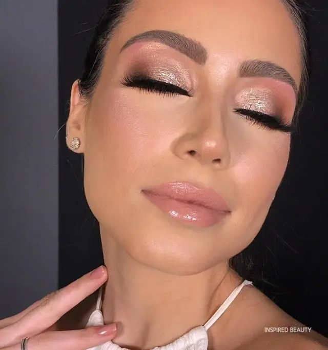 Frosted Elegance with Silver Highlights