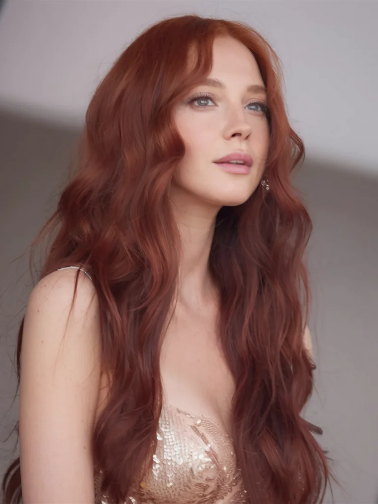 Frosted Silver Hair with Waves