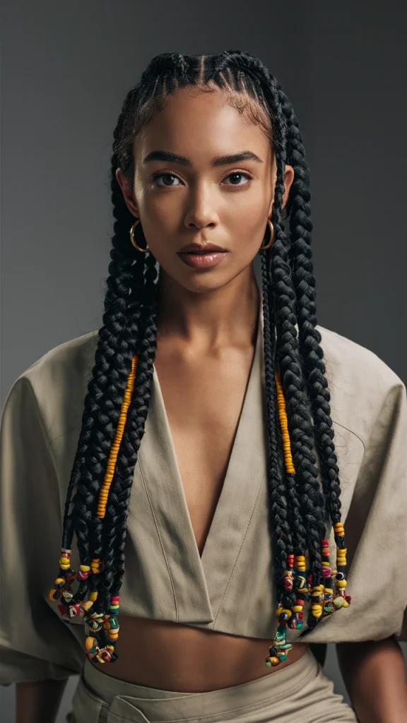 Defined Halo Braids Alicia Keys