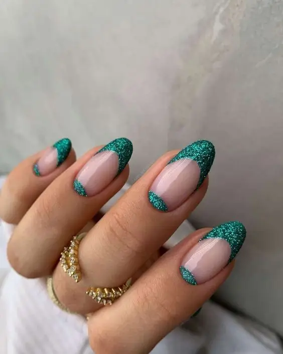 Pearly White Nails with Honeybee Accents