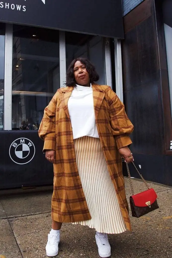 Plus-Size Monochrome Co-Ord Set