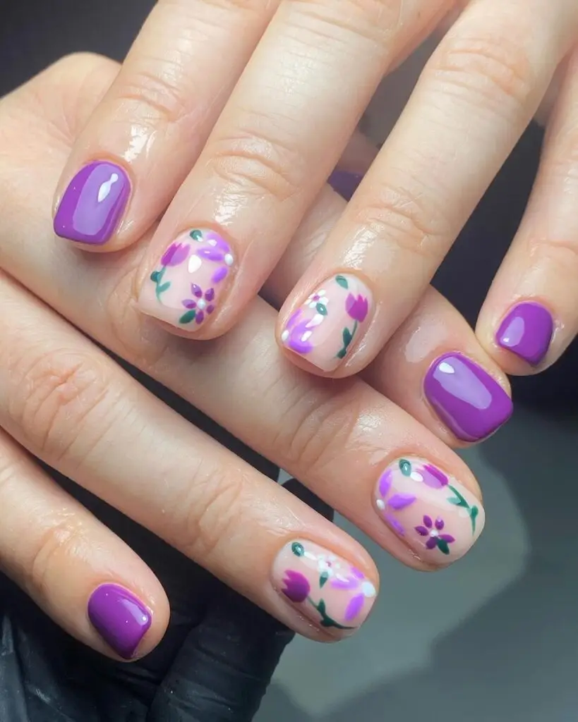 Soft Mint and Floral Accents