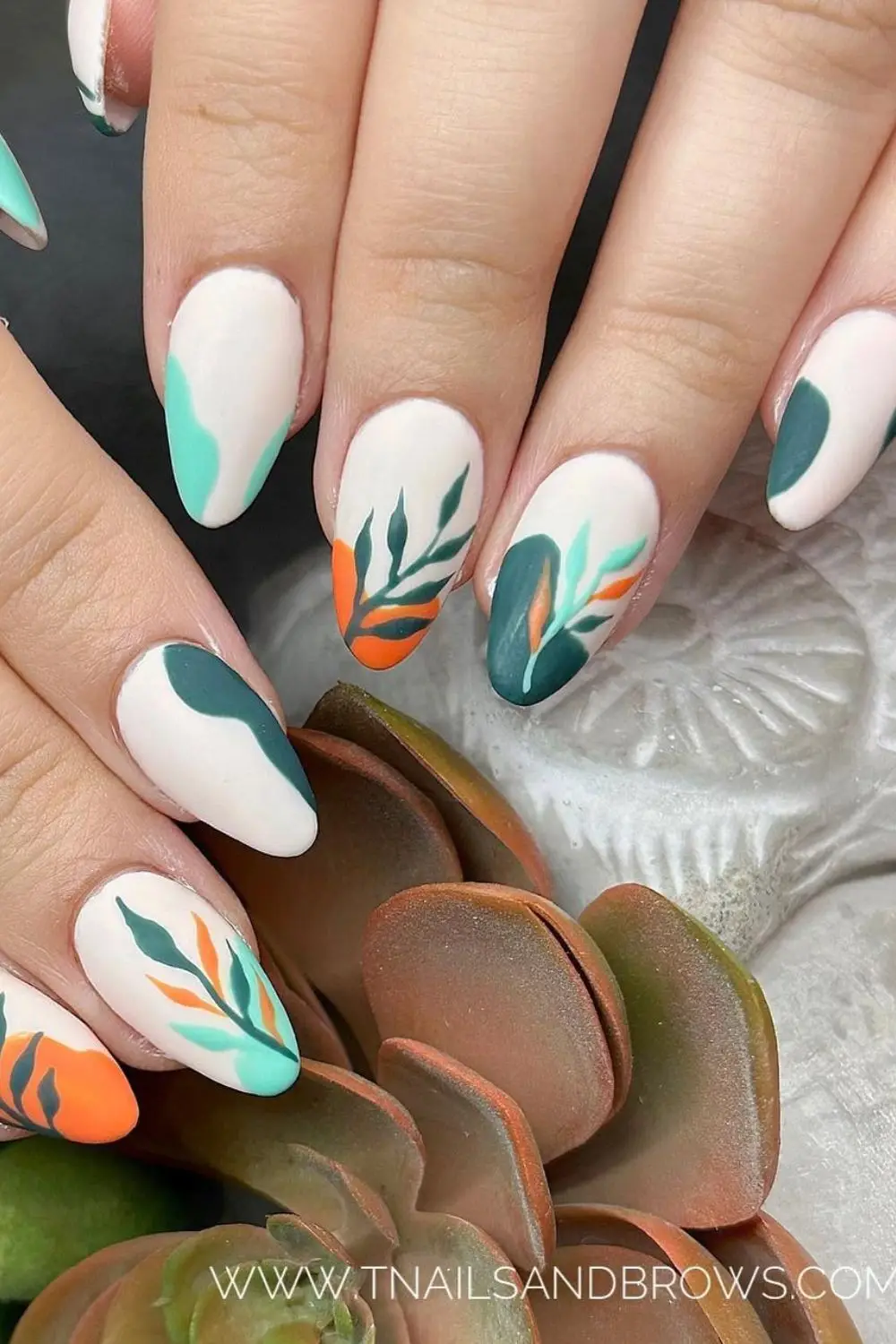 Pastel Spring Nail Design