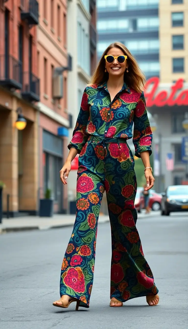 Retro 70s Jumpsuit Look