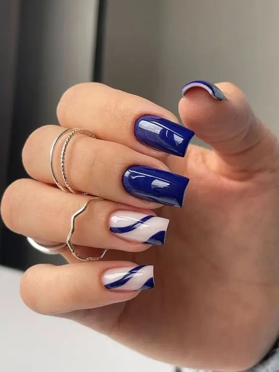 Spring Glitter Tip Nail Design 2025