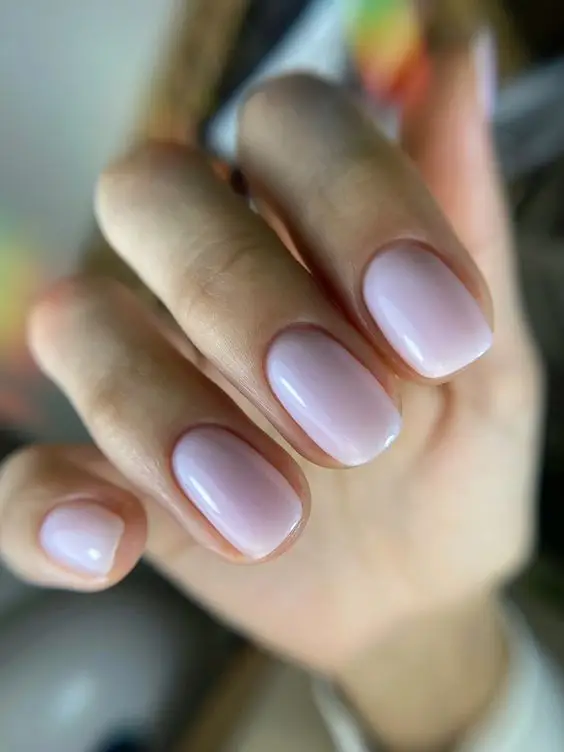 Short Nails in Muted Earthy Shades
