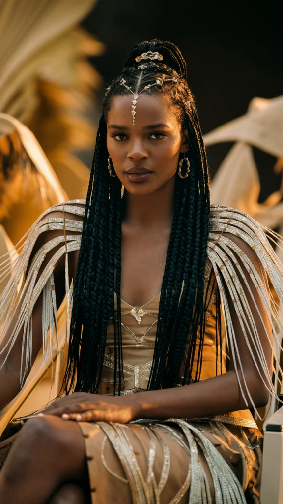 Twisted Braided Bun Alicia Keys