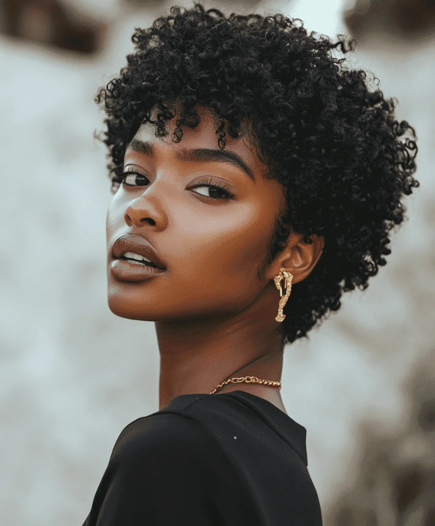 Voluminous Curly Bob