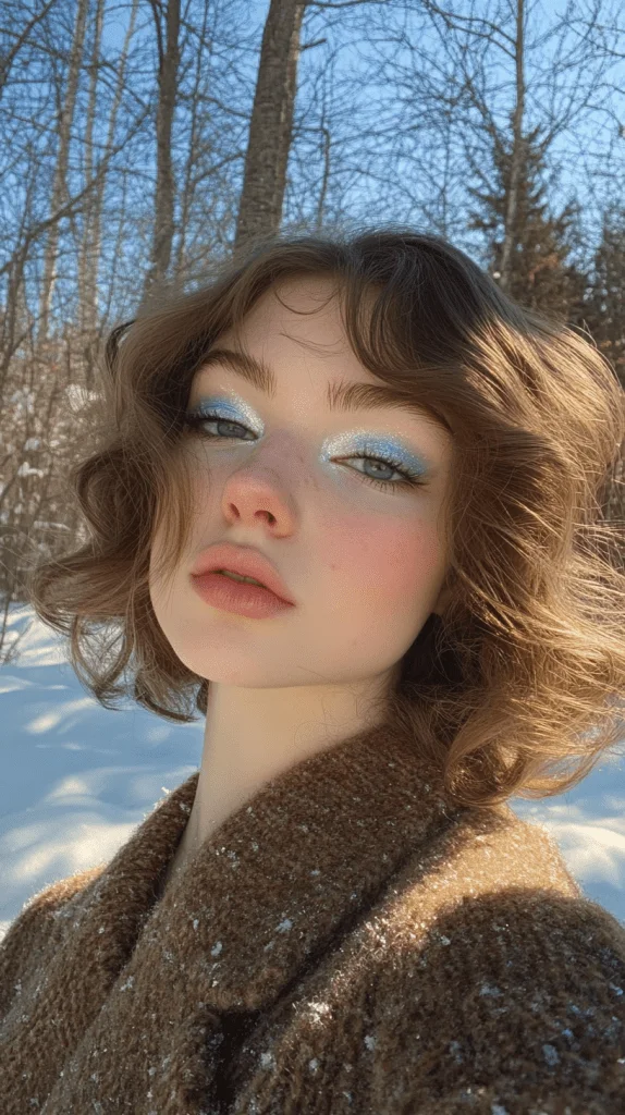Edgy Smoky Glam with Metallic Blue Drama