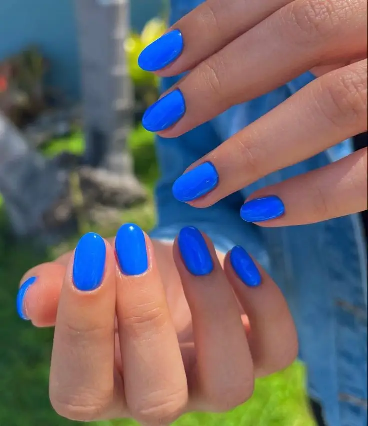 Spring Nails with Playful Dots and Negative Space Design