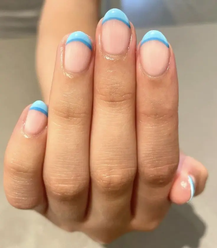 Earthy Spring Nail Design with Floral Accents